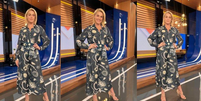 Ana Hickmann no "Hoje em Dia" Reprodução/Divulgação Foto: Manequim