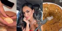 'Alô, Masterchef'! Elogiada por Neymar, Bruna Biancardi é fã de receitas fáceis - lista tem pão de queijo e bolo saudável.  Foto: Reprodução, Instagram / Purepeople