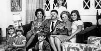 Foto da família Paiva, retratada em 'Ainda Estou Aqui'  Foto: Arquivo pessoal / Perfil Brasil