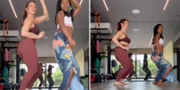 Paolla Oliveira compartilha um pouco da aula de dança e surpreende: ‘Ritmo de carimbó’  Foto: Reprodução/Instagram