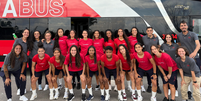 Jogadoras do time sub-20 das Bragantinas.   Foto: Divulgação/Red Bull Bragantino / Esporte News Mundo