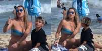 Luana Piovani se estressa com fãs em praia do RJ: ‘Já deu, né?’  Foto: Reprodução/ Instagram / Contigo