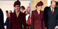 O significado oculto e emocionante do look burgundy de Kate Middleton ao receber 1ª visita internacional após câncer.  Foto: Getty Images / Purepeople