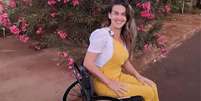 Débora Rosa ficou paraplégica após um acidente de carro em 2020  Foto: Reprodução: Instagram/deborasobrerodas