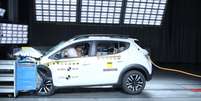Renault Kardian no crash test do Latin NCAP  Foto: Latin NCAP/Divulgação