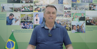 Bolsonaro em mensagem de vídeo para Milei  Foto: Reprodução/Instagram:@bolsonarosp