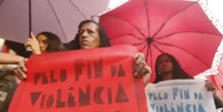 Ato contra violência policial em São Paulo  Foto: Paulo Pinto/Agência Brasil