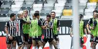  Foto: Pedro Souza/Atlético - Legenda: Rubens fez o gol que garantiu o Galo na próxima Sul-Americana / Jogada10