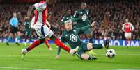  Foto: Justin Setterfield/Getty Images - Legenda: Arsenal vence o Monaco com brilho de Saka / Jogada10