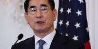 Kim Yong-hyun em Washington   Foto: Leah Millis / Reuters