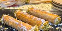 CANNOLI DE MASSA DE PASTEL NO FORNO  Foto: Bake and Cake Gourmet