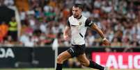 Rafa Mir (Valencia) durante jogo contra o Barcelona, no dia 17.08.2024 Foto: Sipa US / Alamy Stock Photo