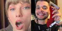 Brasileiro revela ajuda crucial na família após pegar salto quebrado de Taylor Swift  Foto: Reprodução/Instagram / Contigo