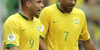  Foto: Reprodução - Legenda: Ronaldo e Adriano jogaram juntos na Copa do Mundo de 2006 / Jogada10