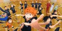 Animes de esporte, como 'Haykyuu!!', estão entre as séries mais assistidas na Crunchyroll no Brasil  Foto: Crunchyroll/Divulgação / Estadão