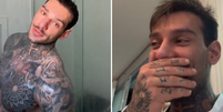 ‘Apaguei, mas do que adianta?’, diz Lucas Lucco após postar vídeo tomando banho e mostrar demais  Foto: Reprodução/Tik Tok