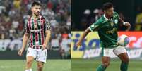 Fotos: Marina Garcia / FFC e Cesar Greco / Palmeiras - Legenda: Martinelli, do Fluminense, e Gabriel Menino, do Palmeiras, estavam envolvidos em negociação Foto: Jogada10