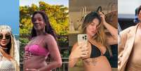 Famosas grávidas de 2024: Brunna Gonçalves, IZA, Virgínia Fonseca e mais celebridades que posaram com o barrigão em +30 fotos!.  Foto: Reprodução, Instagram/Getty Images / Purepeople