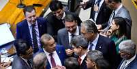 Plenário da Câmara dos Deputados durante sessão conjunta do Congresso Nacional para votar o projeto da Lei de Diretrizes Orçamentárias de 2025.  Foto: Edilson Rodrigues/Agência Senado / Estadão