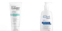 Gel de limpeza Cleany® e Klaviê® Clinical Creme Hidratante - Divulgação  Foto: Manequim