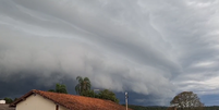 Nuvem gigante deixa moradores em alerta no interior de SP  Foto: Cedido ao Terra