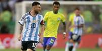 Lionel Messi compartilhou nas redes sociais uma foto com coleção de camisas da Argentina. Foto: Pedro Kirilos/Estadão / Estadão