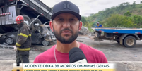 Irmão de sobrevivente fala sobre acidentesite betâniaMG  Foto: Reprodução/TV Globo