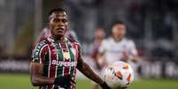 Foto: Marcelo Gonçalves/Fluminense - Legenda: Arias anotou 14 gols pelo Fluminense em 2024 / Jogada10