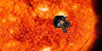 A sonda solar Parker quebrará recordes ao fazer seu sobrevoo escaldante  Foto: NASA / BBC News Brasil