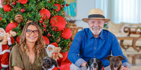 Lula compartilha foto ao lado de Janja e dos pets no Natal: ' Que o amor brilhe mais forte'  Foto: Ricardo Stuckert