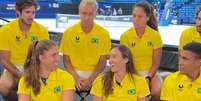 Equipe brasileira no Media Day   Foto: United Cup / Esporte News Mundo