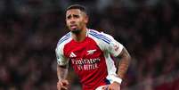 Gabriel Jesus (Arsenal) durante jogo contra o Crystal Palace, no dia 18.12.2024 Foto: PA Images / Alamy Stock Photo