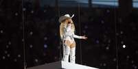 Beyonc&eacute; fez o show do intervalo da NFL no jogo de Natal da liga  Foto: Alex Slitz/GettyImages