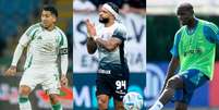 Fotos: Divulgação / Al Ahli, Rodrigo Coca / Ag. Corinthians e Divulgação / Juventus - Legenda: Firmino, Memphis Depay e Pogba Foto: Jogada10