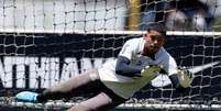  Foto: Rodrigo Coca/Agência Corinthians - Legenda: Kauê será o titular do Timão na Copinha e já trabalhou com referências da meta corinthiana / Jogada10