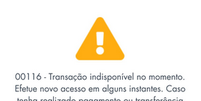 Usuário mostra imagem de erro que aparecia ao tentar fazer uma aposta na Mega da Virada 2024  Foto: Reprodução/X