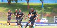 Cauê, jogador do time sub-20 do Red Bull Bragantino. Foto: Fernando Roberto/Red Bull Bragantino / Esporte News Mundo