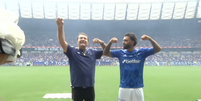 Gabigol foi apresentado pelo Cruzeiro Foto: Reprodução