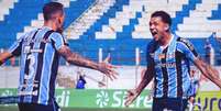 Foto: Divulgação / Grêmio - Legenda: Com jogadas individuais, o atacante Gabriel Mec foi um dos destaques do Grêmio na estreia pela Copinha / Jogada10