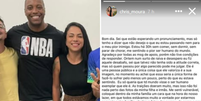 Após expor traição, esposa de músico de Thiaguinho diz que ‘raiva’ a fez falar sobre assunto: ‘Desabafo’  Foto: Reprodução/Instagram