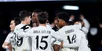Endrick comemora gol do Real Madrid  Foto: Divulgação/Real Madrid