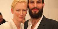 Tilda Swinton e Sandro Kopp Foto: Reprodução | Revista Aleim