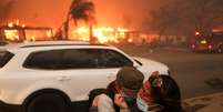 Incêndio florestal em Los Angeles, Califórnia, nos EUA	  Foto: REUTERS/David Swanson