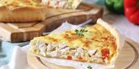 Quiche proteica de frango com palmito Foto: photosimysia | Shutterstock / Portal EdiCase