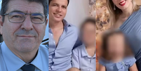 Piloto Paulo Seghetto (à esquerda) morreu em acidente; Mireylle Fries, marido e filhos foram resgatados com vida   Foto: Reprodução/Redes Sociais