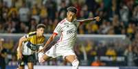 Bruno Henrique (Flamengo) durante jogo contra o Criciúma, no dia 12.04.2024 Foto: Sipa US / Alamy Stock Photo