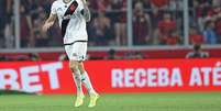 Pablo Vegetti (Vasco da Gama) comemorando seu gol contra o Athletico-PR, no dia 11.09.2024 Foto: DiaEsportivo / Alamy Stock Photo