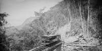 Estrada de Ferro do Corcovado Foto: Marc Ferrez/Biblioteca Nacional / Viagem em Pauta