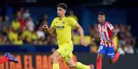 Gerard Moreno (Villarreal) durante jogo contra o Atlético de Madrid, no dia 19.08.2024 Foto: David Ramirez / Alamy Stock Photo