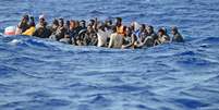 Em 2024, maior parte dos imigrantes sem visto chegou à União Europeia pelo Mar Mediterrâneo (foto de arquivo)  Foto: DW / Deutsche Welle